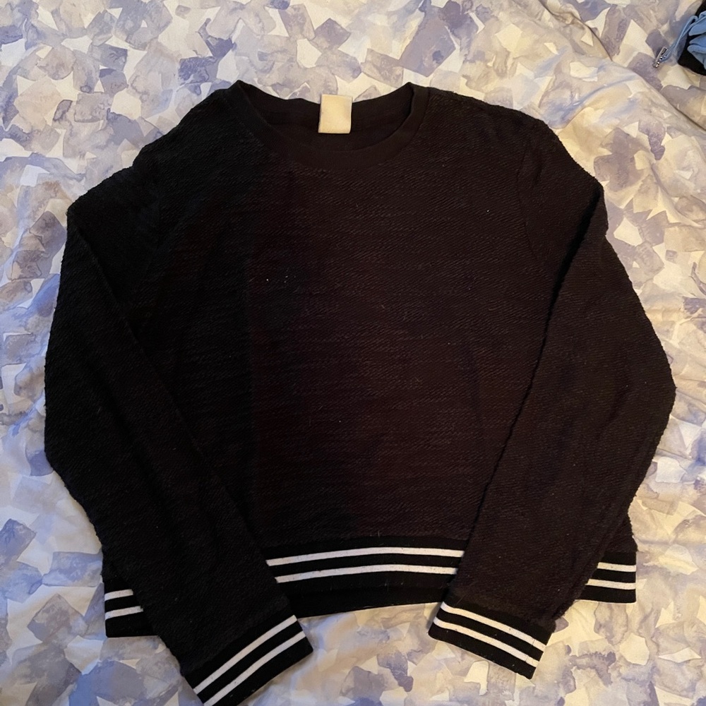 Abercrombie & Fitch Black Crew Neck Sweater